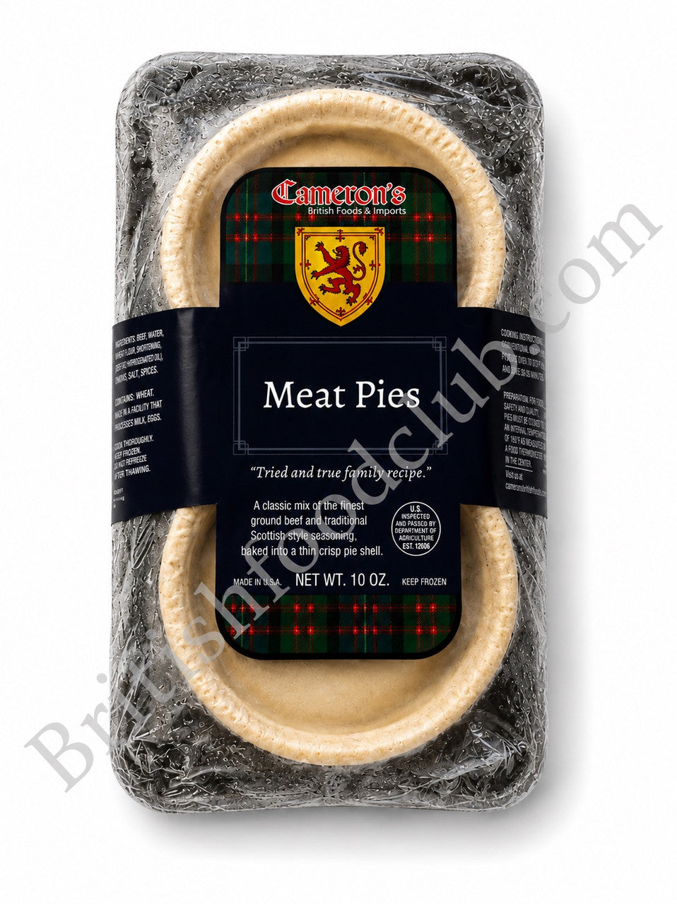 Camerons Meat Pie x2