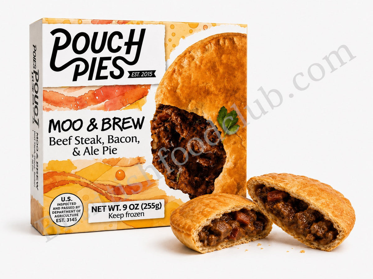 Pouch Pies - Steak & Ale Pie (Moo&Brew
