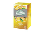 Ahmad Caffeine Free - Lemon & Ginger - 20 Foil Enveloped Tea Bags