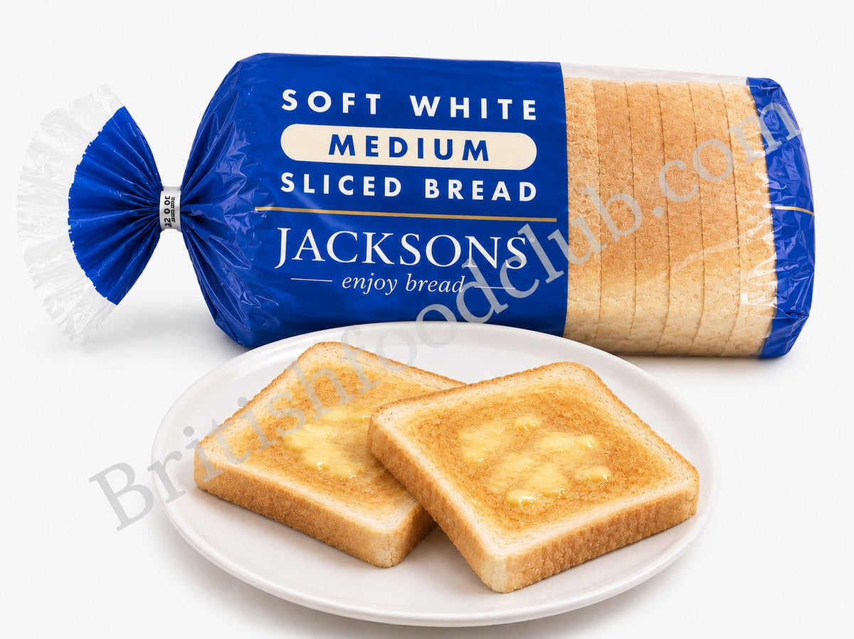 Jackson's British White Medium Sliced Bread