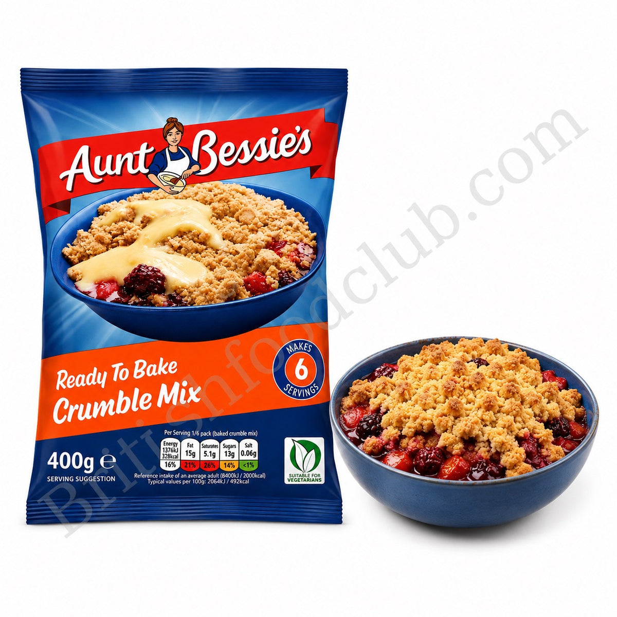 Aunt Bessies Golden Crumble