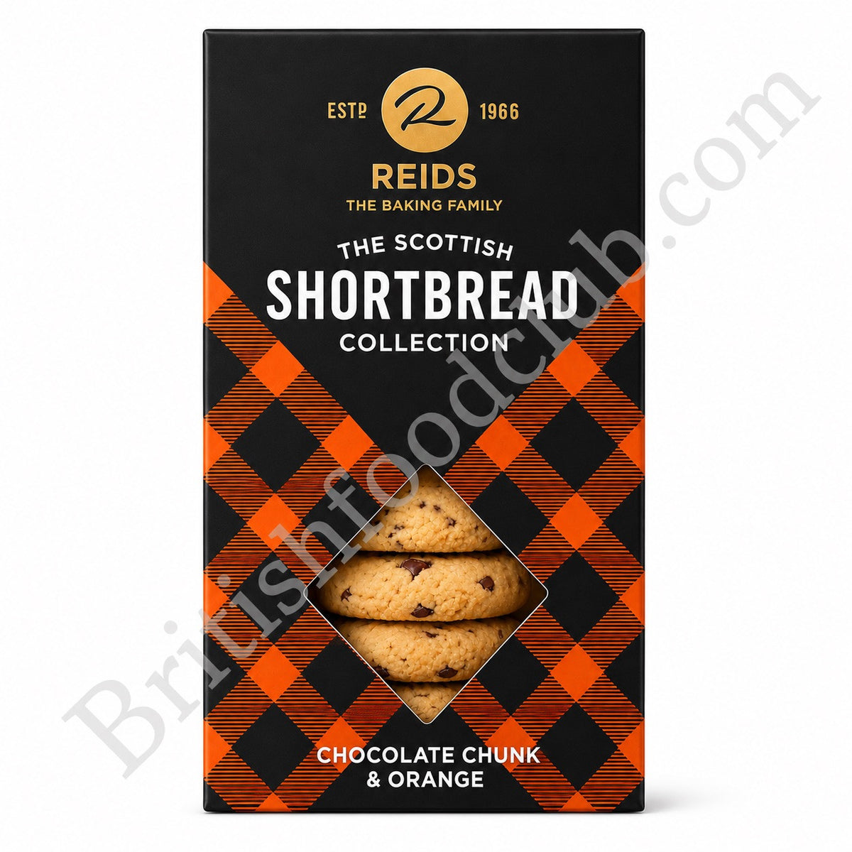 Reids Chocolate Chunk & Orange Shortbread