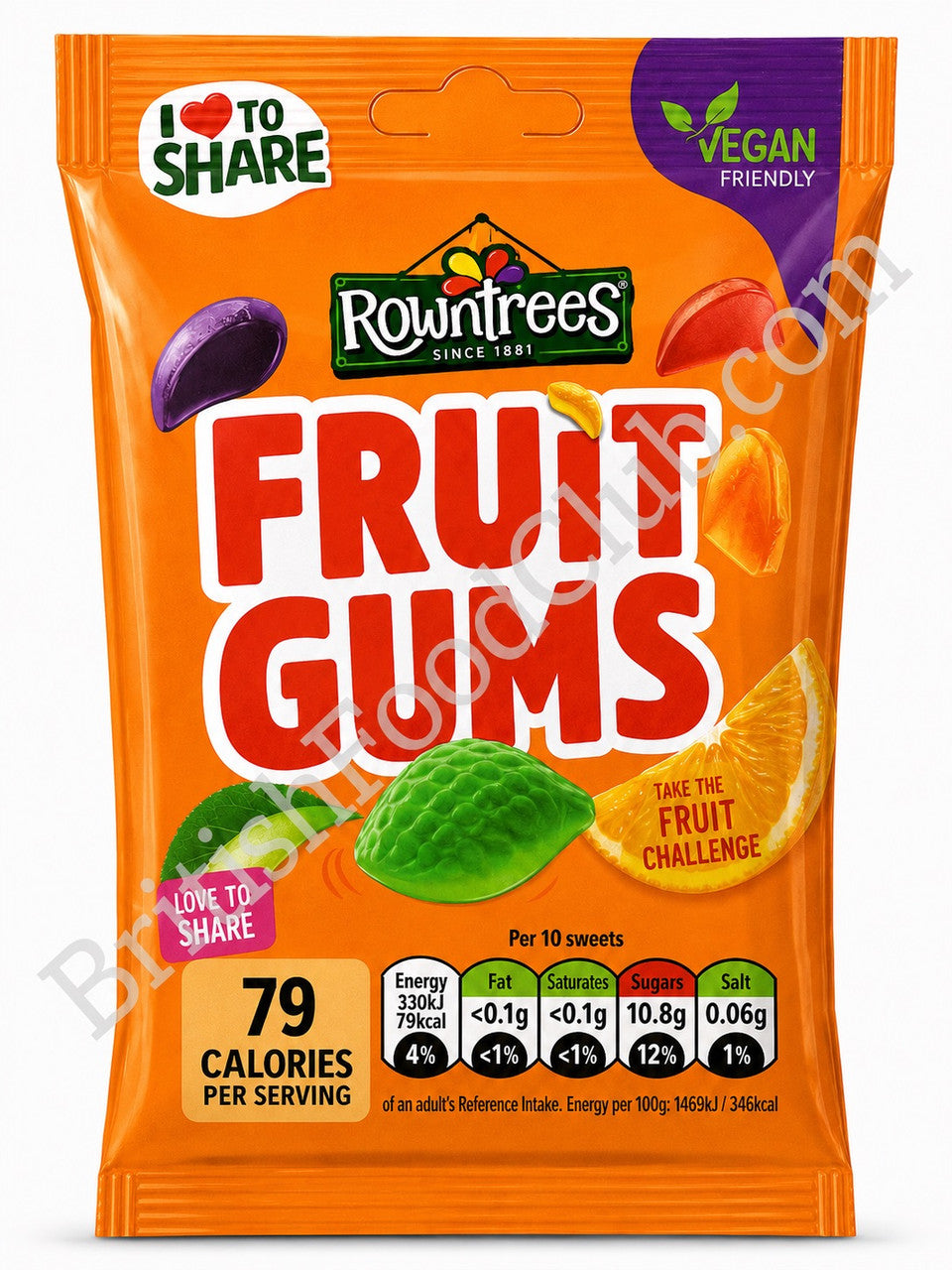 Rowntree's Fruit Gums Pouch