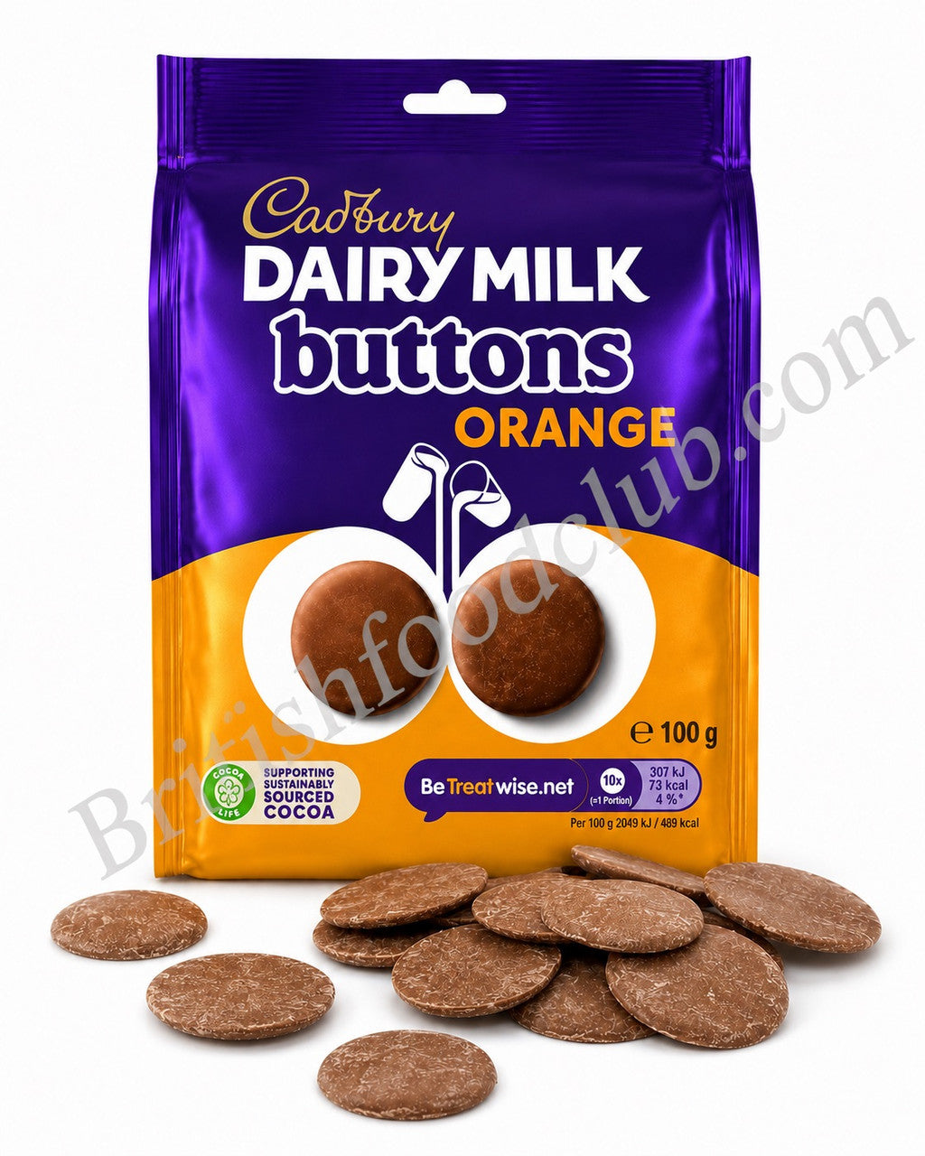 Cadburys Dairy Milk Giant Orange Buttons