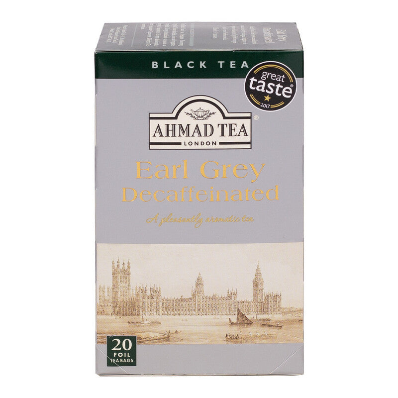 Ahmad Classic - DECAF Earl Grey - 20 Foil Enveloped Tea Bags