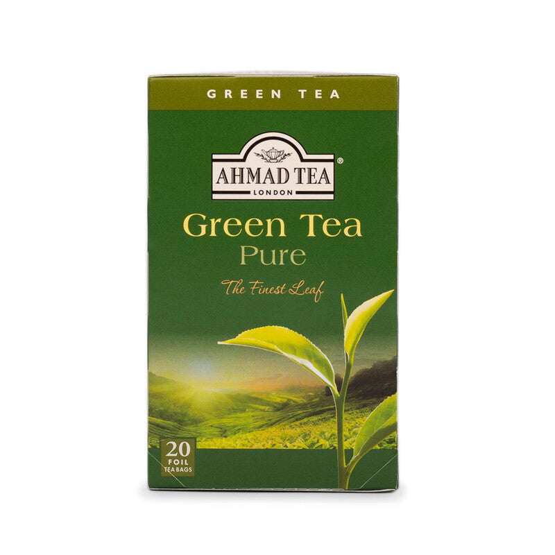 Ahmad Green Tea - Green Pure Tea - 20 Foil Enveloped Tea Bags