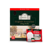 Ahmad Black Tea - English Breakfast No 1 - 100 Tagged Tea Bags