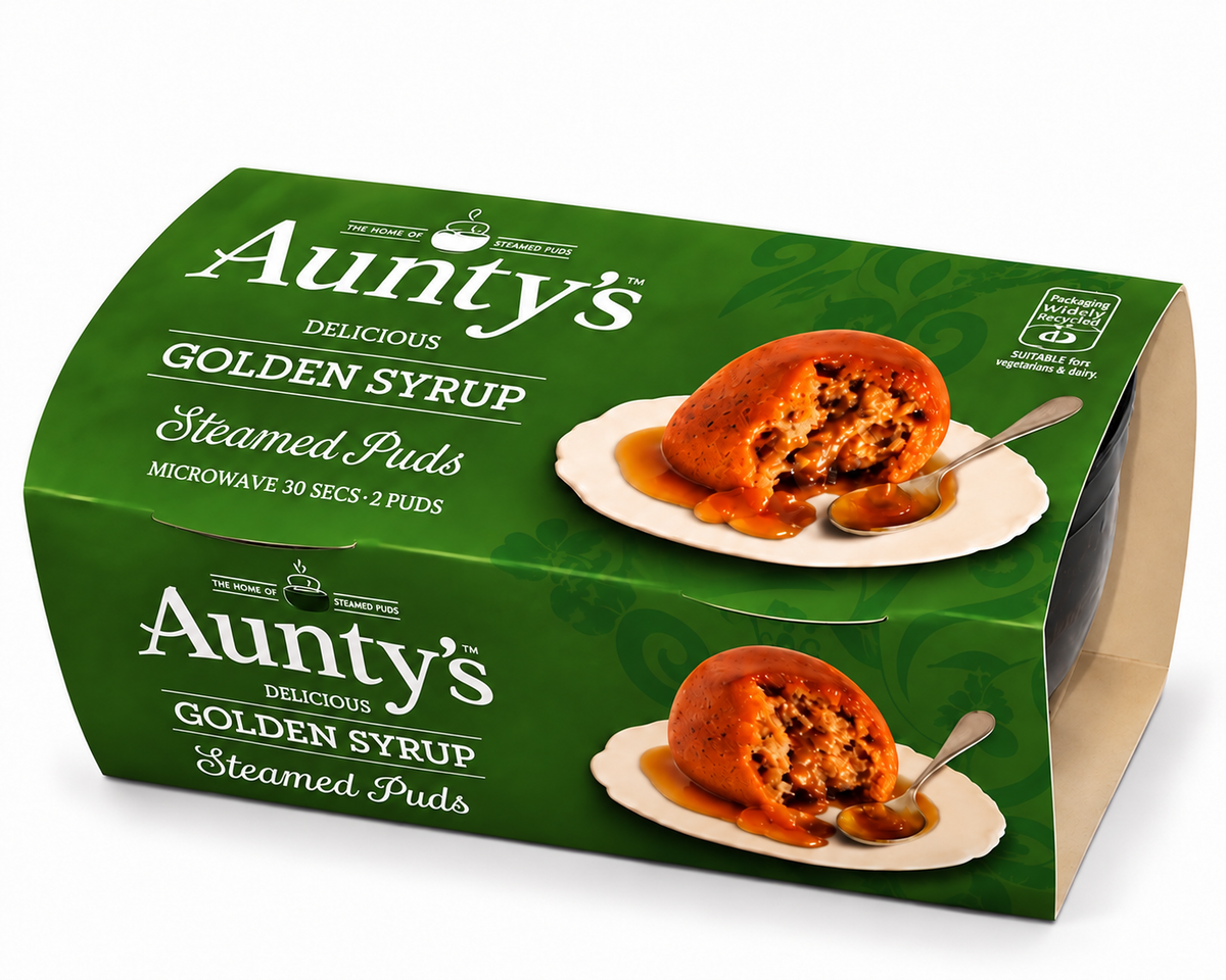 Aunty's Golden Syrup Sponge