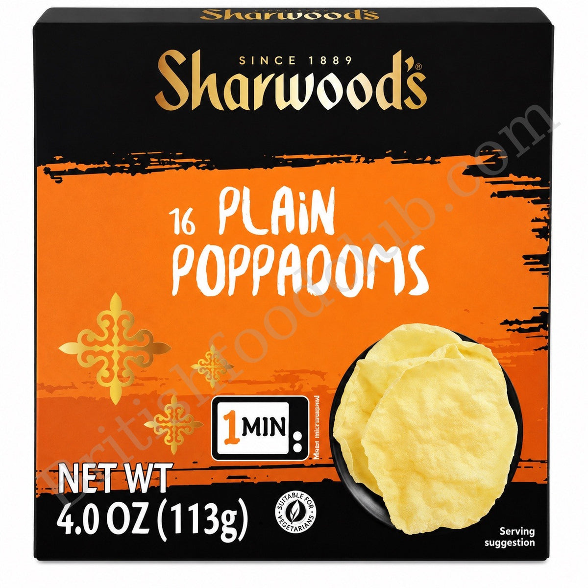 Sharwood's Plain Poppodoms