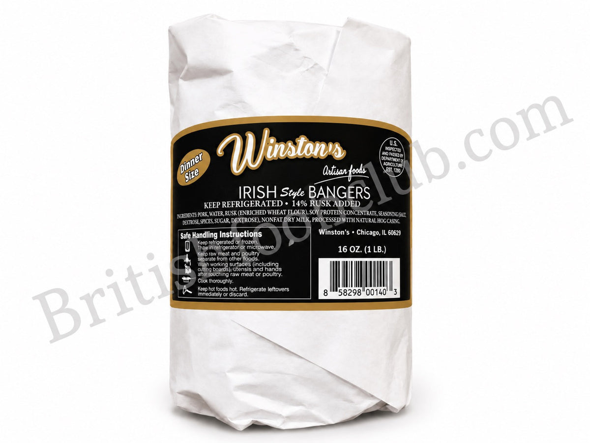 Winstons Dinner Pork Bangers 4 Large Bangers per pack