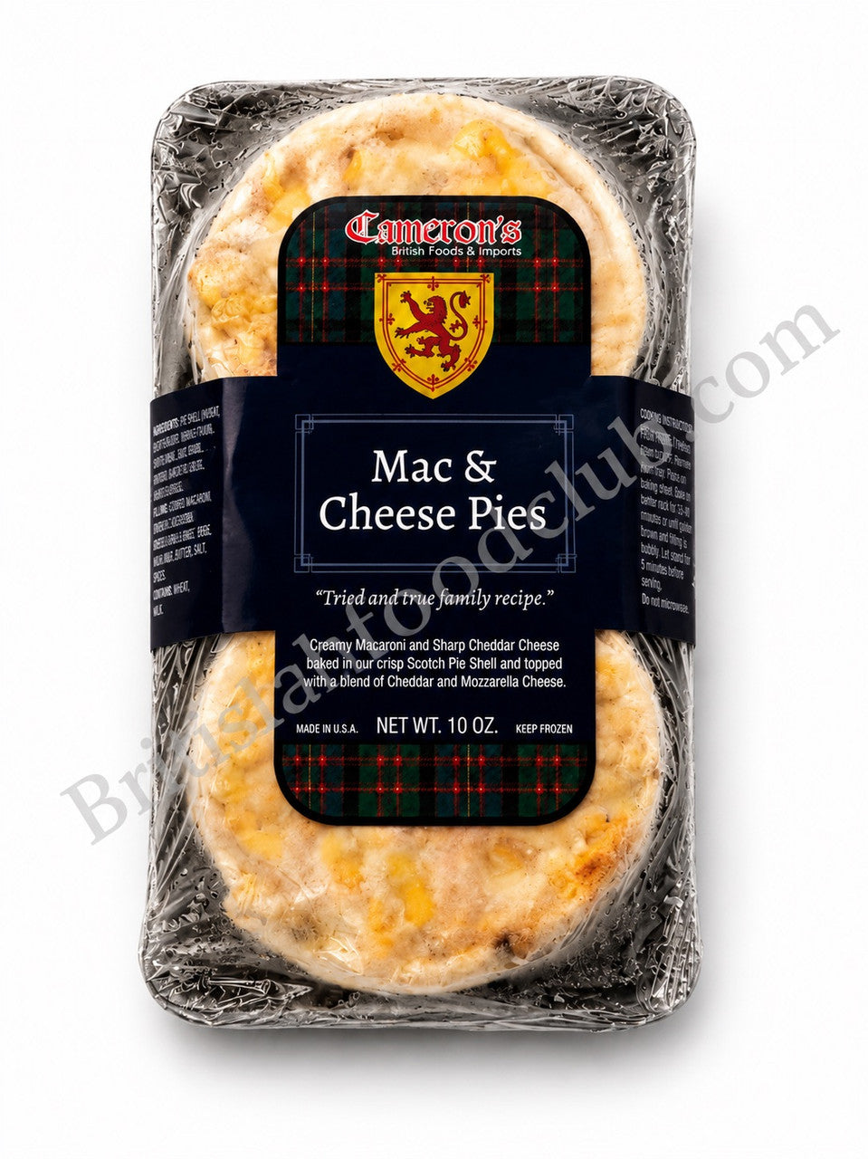 Camerons Scottish Style Mac & Cheese Pie x 2 Pies
