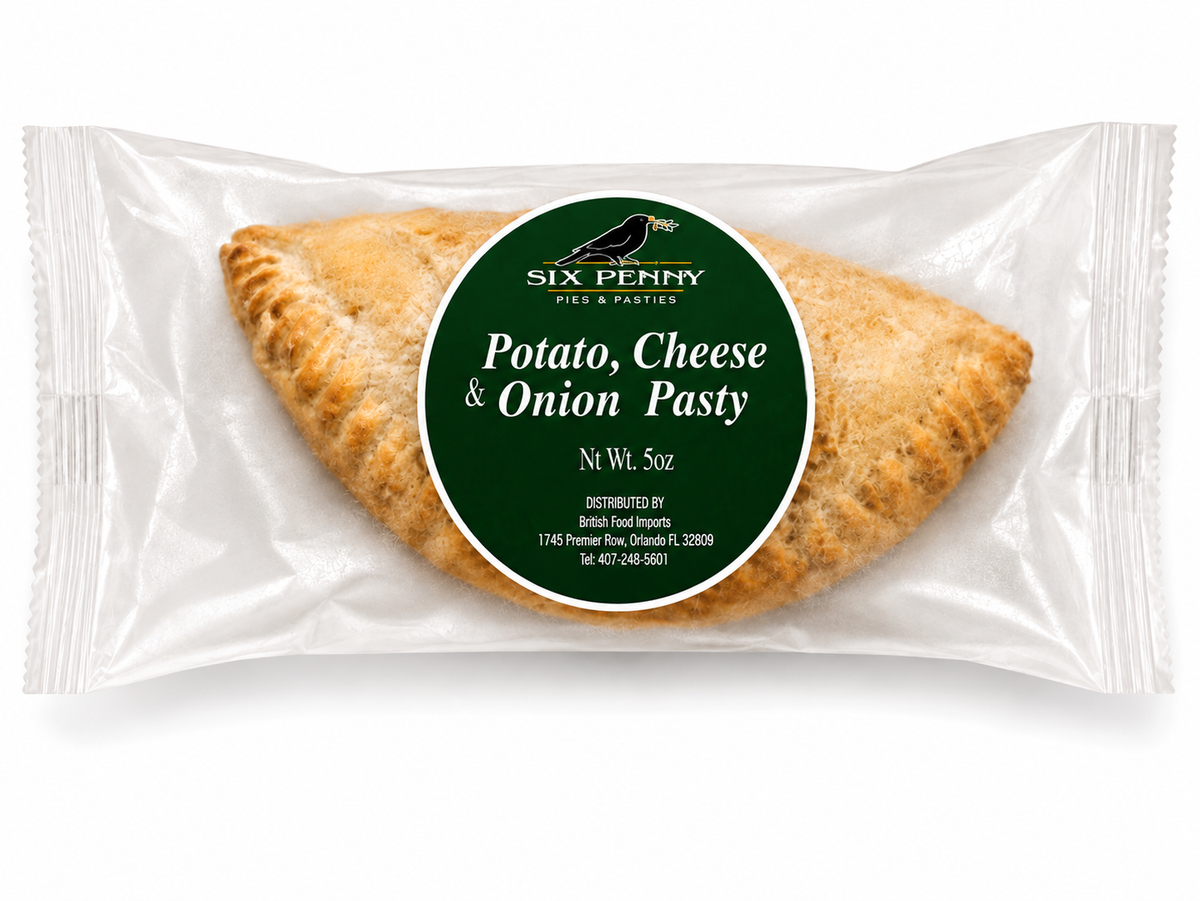 Celtic Gourmet - Potato, Cheese & Onion Pasty