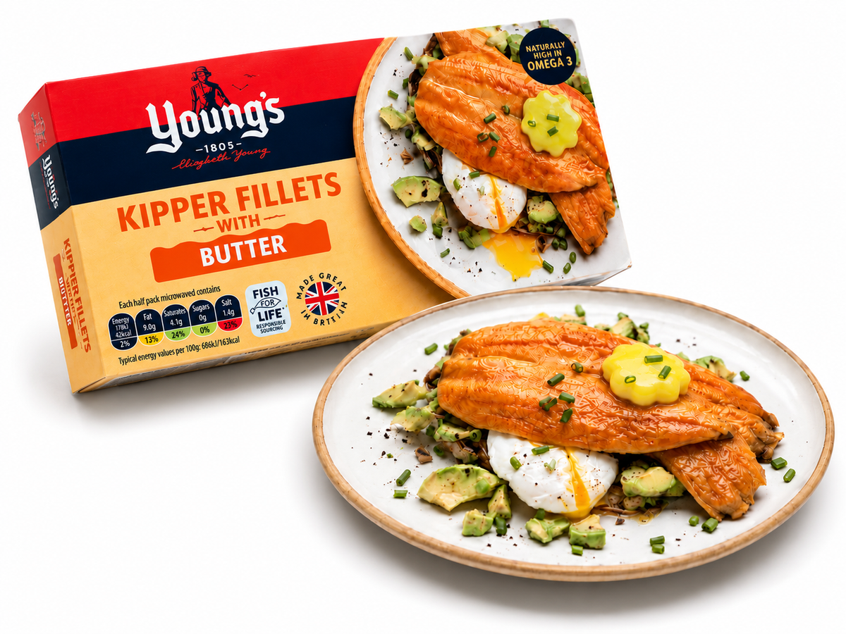 Youngs Kipper Fillets With Butter