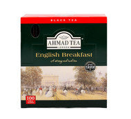 Ahmad Black Tea - English Breakfast No 1 - 100 Tagged Tea Bags