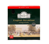 Ahmad Black Tea - English Breakfast No 1 - 100 Tagged Tea Bags