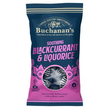 Buchanans Liquorice & Blackcurrant Sweets Bag