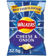 Walkers Cheese & Onion Crisps