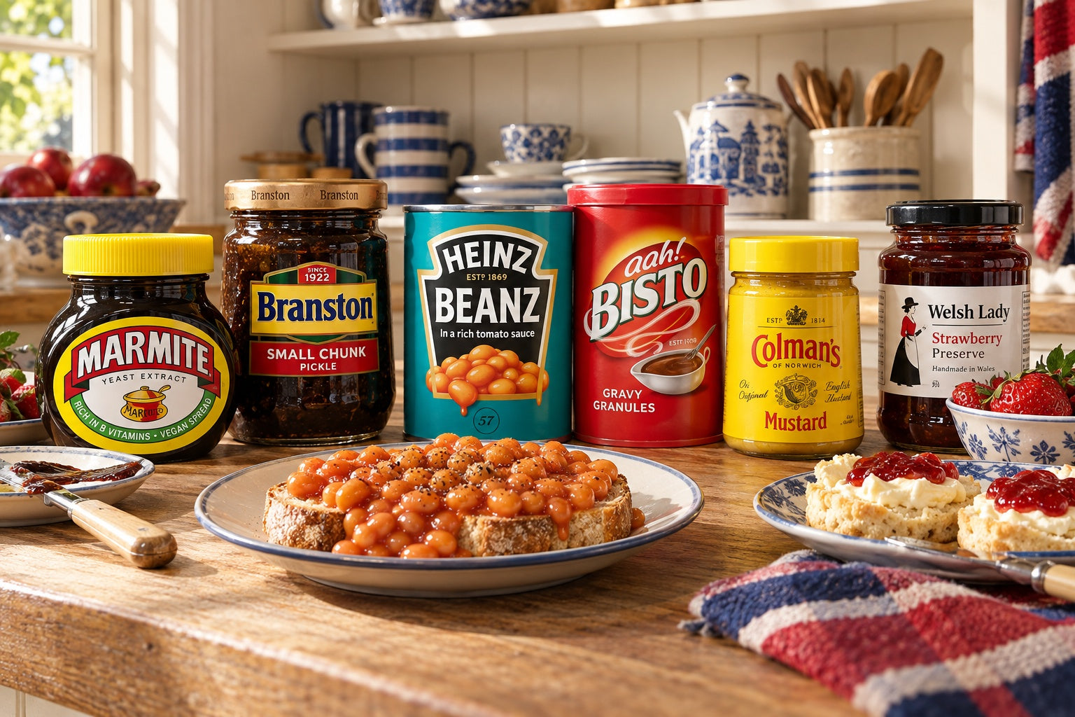 Pantry favourites in a British-inspired setting