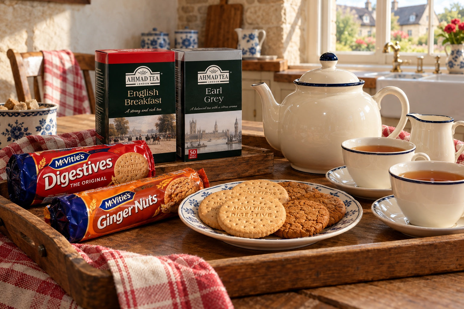Tea & Biscuits favorites in a British-inspired setting